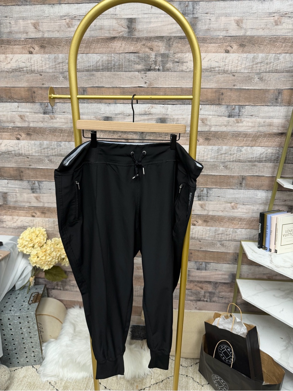 Calvin Klein Black Track Jogger Pants